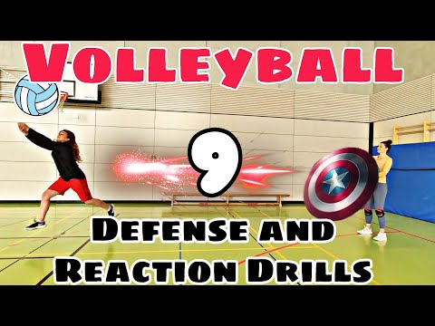 9 Volleyball Defense and Reaction Drills -  Libero Training