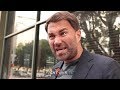 EDDIE HEARN GOES IN ON BOB ARUM AFTER BOB TELLS HIM HE DOESN'T KNOW NOTHING ABOUT PROMOTING IN U.S.