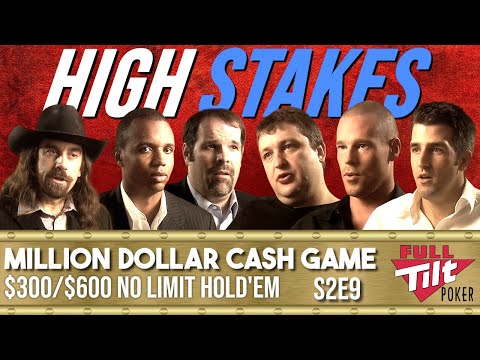MILLION DOLLAR CASH GAME $300/$600 HIGH STAKES (Tony G, Phil Ivey, Lederer) S2E9