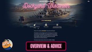 World of Warships - Dockyard: Wisconsin Overview & Advice