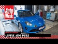 Alpine A110 Pure - Op de rollenbank