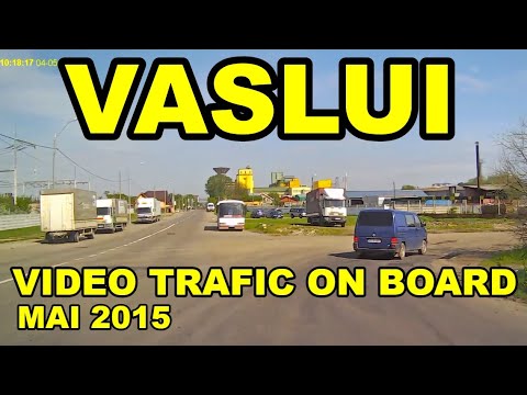 Orasul VASLUI in 2015 zonele ICIL - CET  video trafic Full HD 1080p