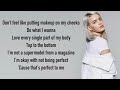 Anne Marie Perfect To Me Lyrics Video