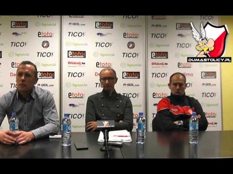 Trenerzy po meczu Polonia - ŁKS (DumaStolicy.pl)