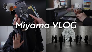 vlog - 朝活と趣味のルーティン作業✍ / コスパ◎なJBL TUNE BEAM GHOST / ワイヤレスイヤホン徹底比較！ / 美術館で光と暗闇とファッションを楽しむ