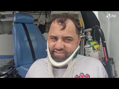 Dozens injured in bus accident are being assisted by SAMU (Mobile Emergency Care Service) and Fir...