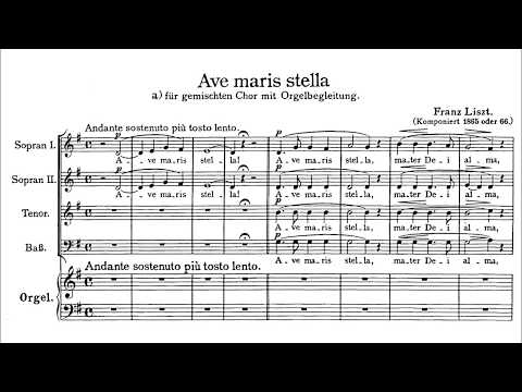 Liszt - Ave maris stella, S34/1 (Hungarian State Chorus)