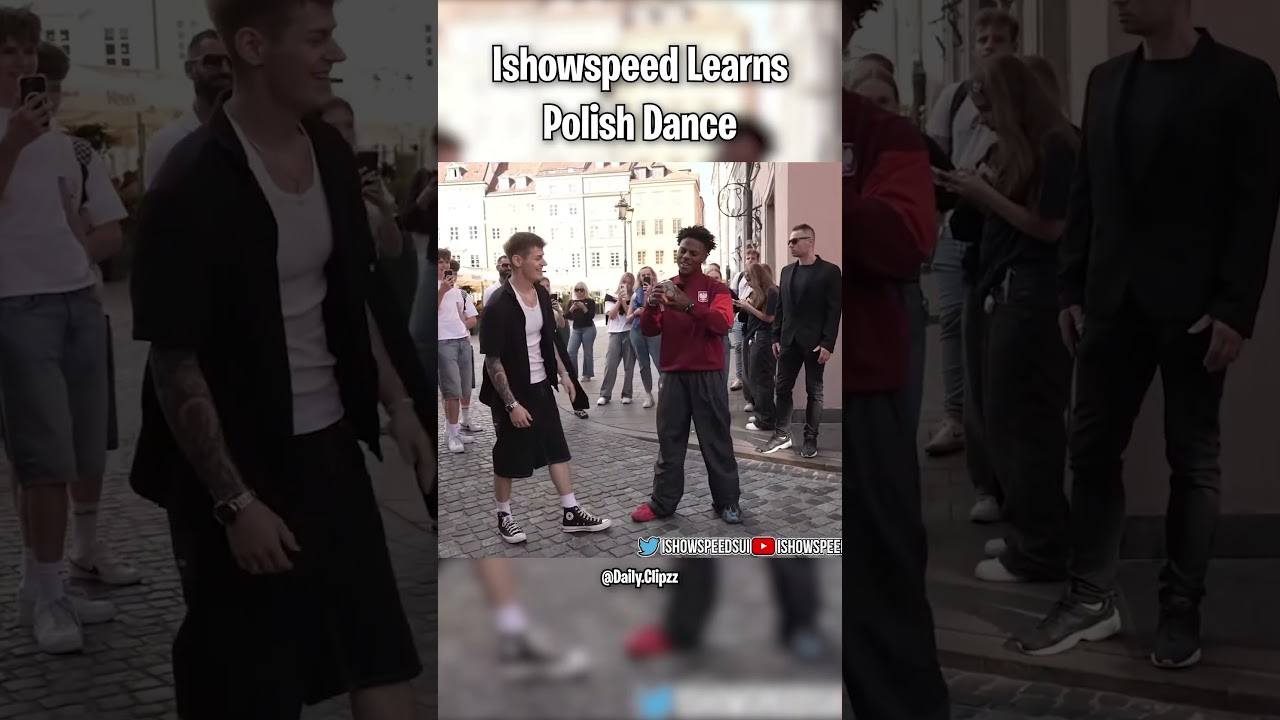 ISHOWSPEED Learns Polish DANCE!
