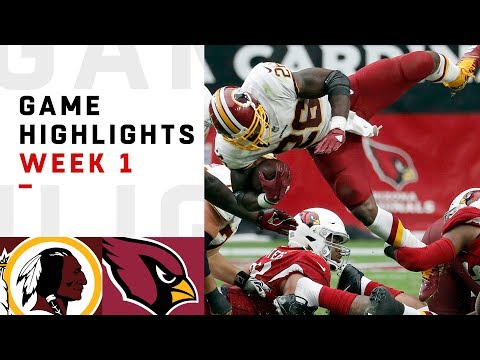Redskins vs. Cardinals Week 1 Highlights | NFL 2018