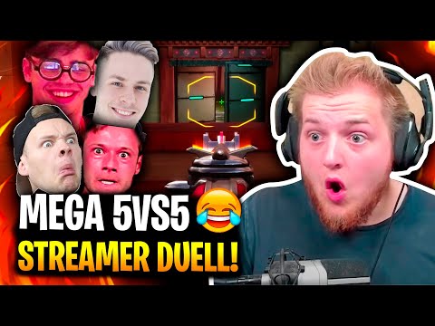 😡😂SO bringt man andere STREAMER zum AUSRASTEN! | 5vs5 Streamer Showdown!