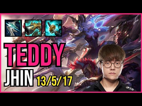TEDDY - JHIN vs. XAYAH ADC | KR RANKED | PATCH 11.1