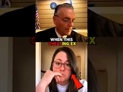 CHEATING Ex Wife gets a BRUTAL Reality Check! #shorts #karma #courtroomdrama