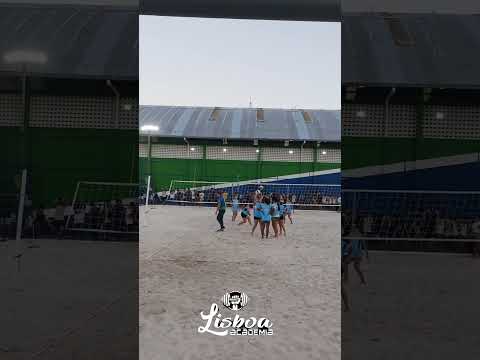 jogo de vôlei no ginásio em Santa Isabel do Pará#viral