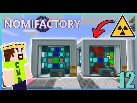 Building NUCLEAR REACTORS (in Minecraft)!! - NOMIFACTORY 12