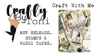 **NEW STAMP RELEASE**……& A RESTOCK #junkjournalideas #craftwithme #craftybytoni
