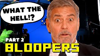 GEORGE CLOONEY BLOOPERS COMPILATION (ER, Up In the Air, Fantastic Mr Fox, From Dusk till Dawn)