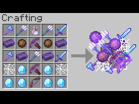 Minecraft but you can craft weapons from EVERY weapon...