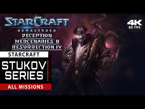 StarCraft Brood War Remastered - Stukov Series | Gameplay Walkthrough [4k UHD 60 FPS] No Commentary
