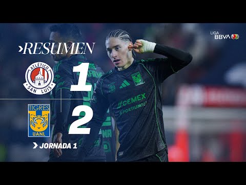 Golazo y DOBLETE de Marcelo Flores | Atlético de San Luis vs Tigres J1 Clausura 2026 Con México