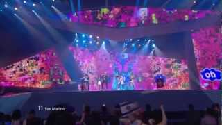 Valentina Monetta - The Social Network Song (San Marino) Eurovision 2012 Semifinal1 Original HD 720P