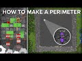 Minecraft Perimeter Start To Finish Tutorial With TNT Flying Machine