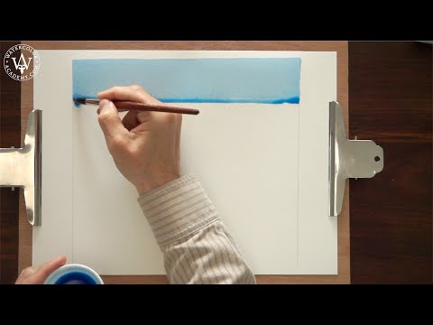 Plain Wash Watercolor Painting Method