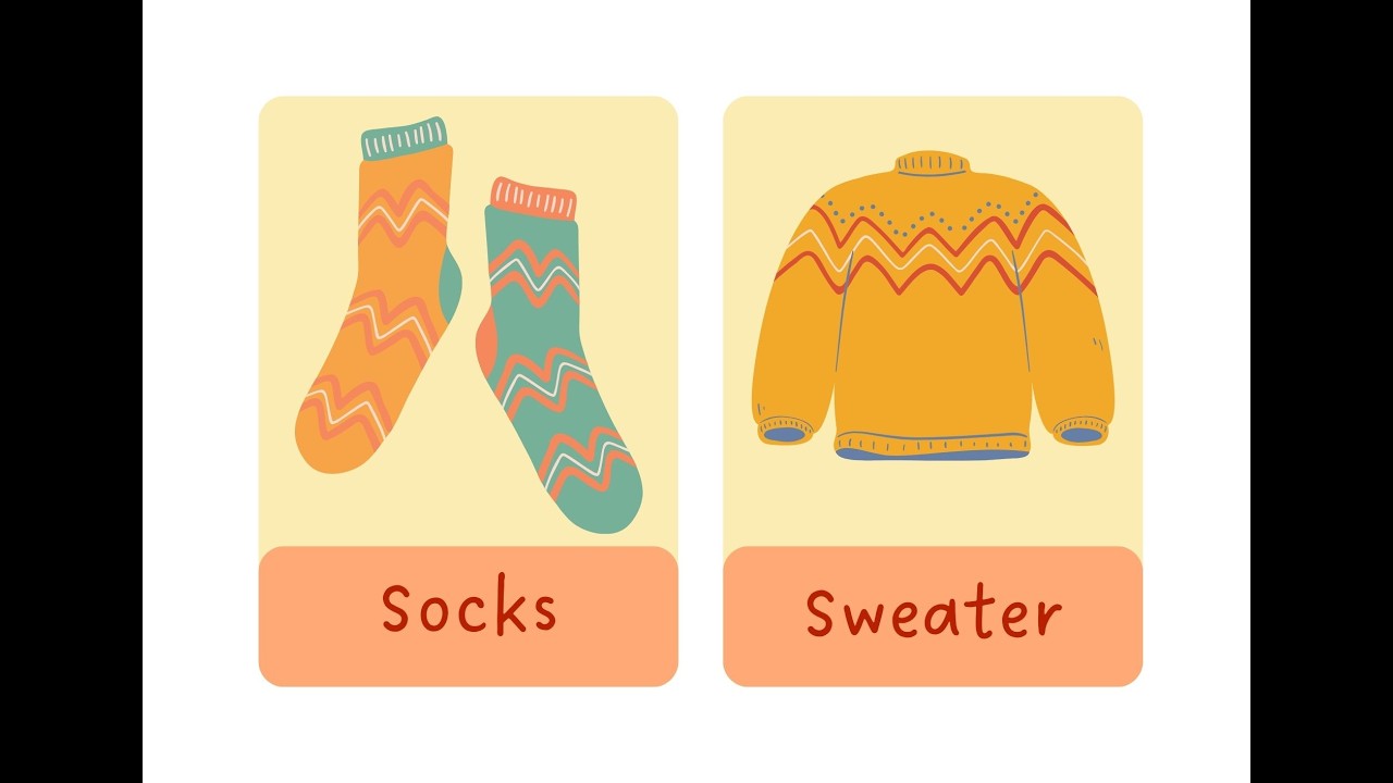 Clothes and Accessories Flashcards