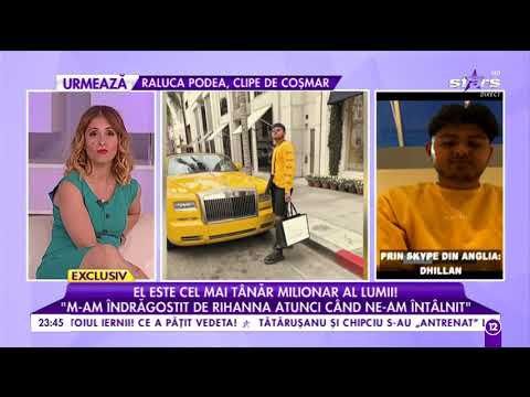 Dhillan Bhardwaj, cel mai tânăr milionar al lumii, la Agenţia VIP!