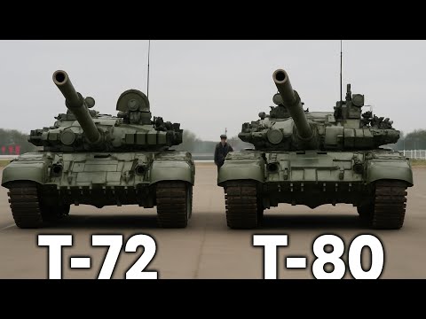 T-72 vs T-80:Battle of Soviet Titans!