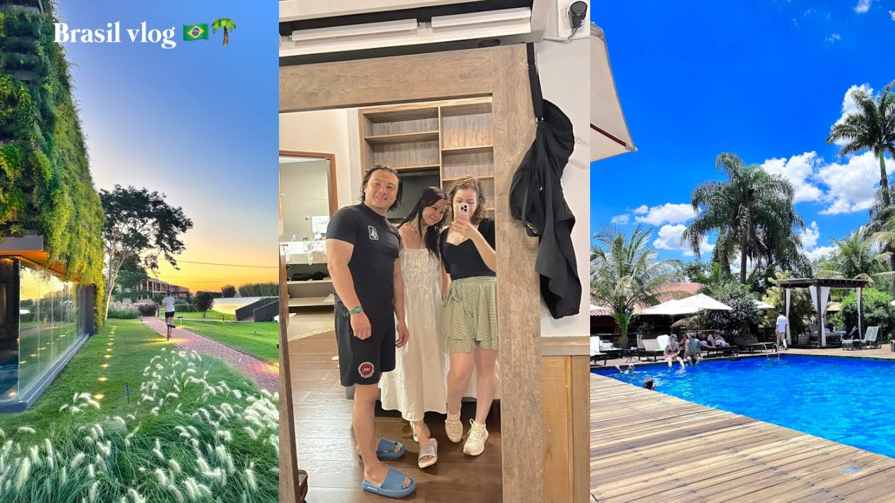 vlog no Brasil🇧🇷 passando 3 dias em um resort!!🌴☀️