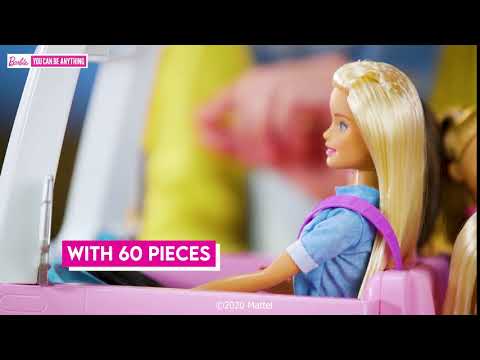 Mattel Barbės kemperis 3 in 1 video