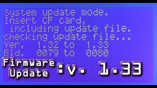 Video thumbnail for TASCAM SS-R100: Firmware Update- v. 1.33 by Hammy Technoid