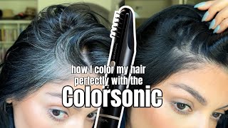 IS THIS THE BEST WAY TO COVER GRAYS?? THIS L'OREAL COLORSONIC DYES YOUR HAIR FOR YOU!