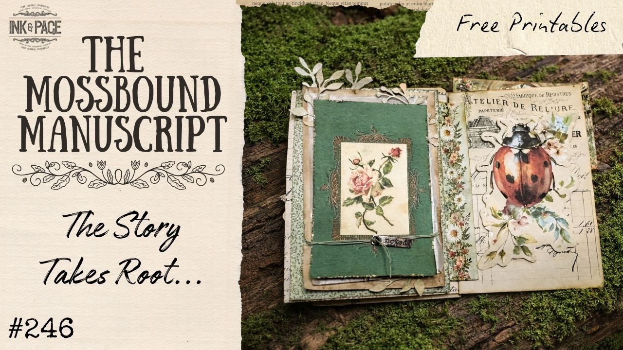 The Mossbound Manuscript 🌿 The Second Chapter! Hinge Bound Journal Tutorial  -- Beginner Friendly!
