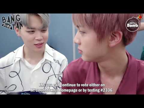 [ENG] 161217 [BANGTAN BOMB] Jin&Jimin M countdown Special MC