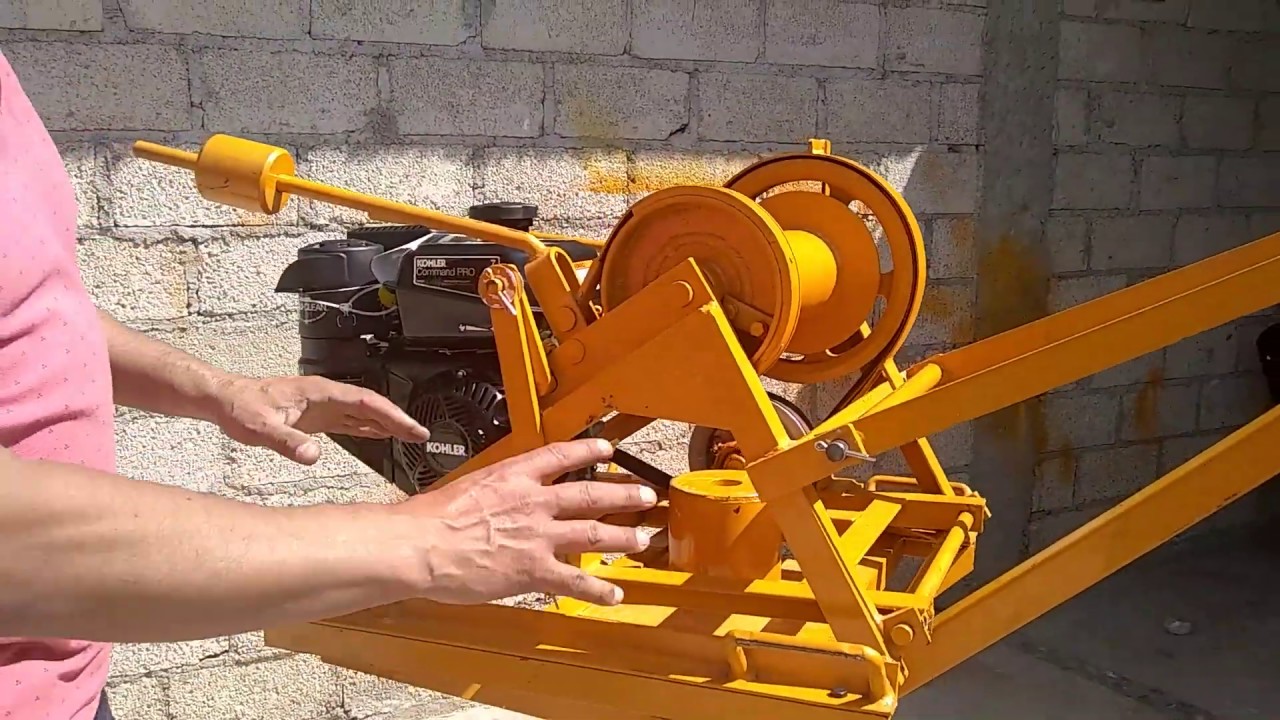 Malacate MAKER 400 Kg. Malacate a gasolina