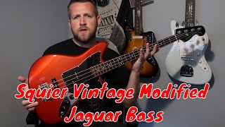 Video thumbnail for Squier Vintage Modified Jaguar Bass Special SS | Review Demo by The Guitar Manifesto