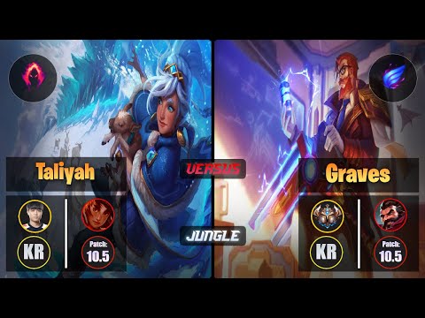 Cuzz TALIYAH (Jungle) [Dark Harvest] VS GRAVES - Challenger KR Patch 10.5