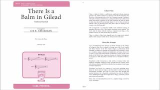 There is a Balm in Gilead (CM9524) arr. by Lee R. Kesselman