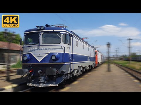 4K | Trenul R-5605 Iași - Suceava Nord întârziat 76' (09.06.2020)