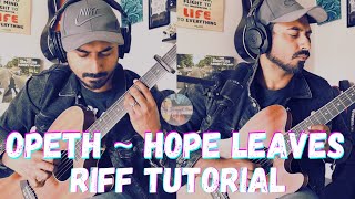 Opeth~Hope Leaves #riff #tabs #guitar #lesson #tutorial #opeth #guitarcover #guitarist #fingerstyle
