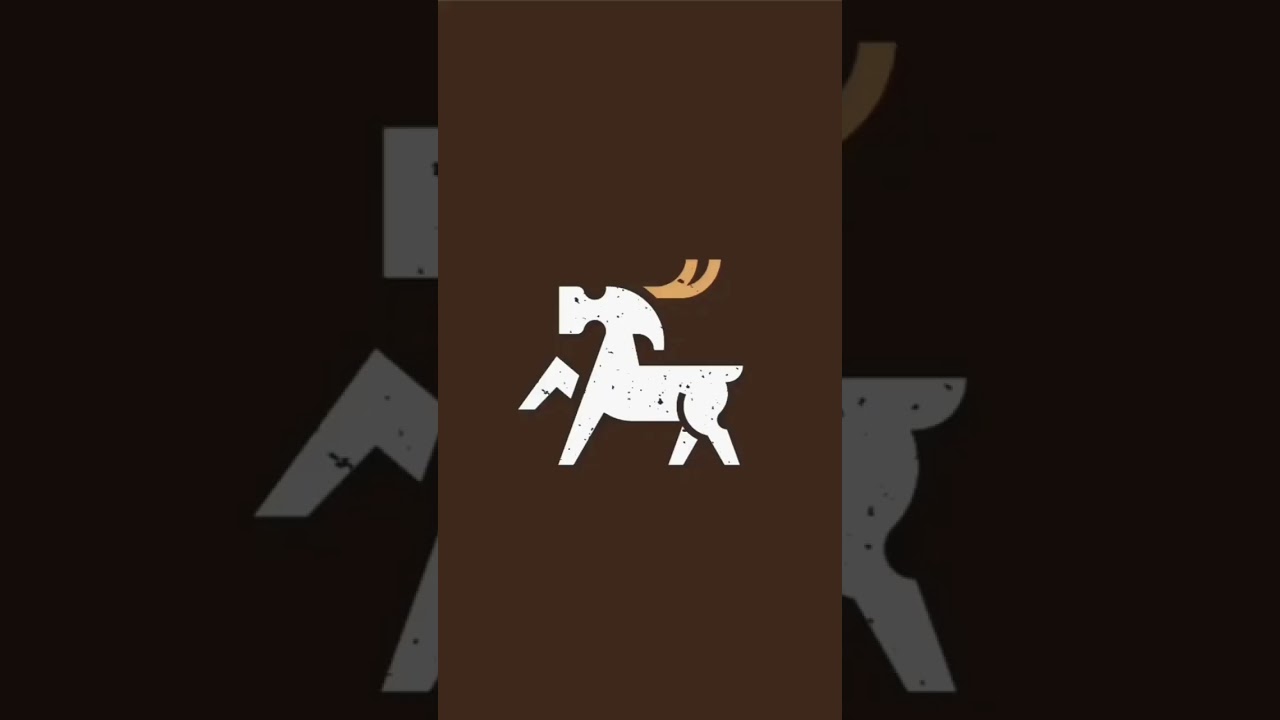 Elk + Hammer: Can you spot where the hammer is? #logo #logos #logoname #logomaker