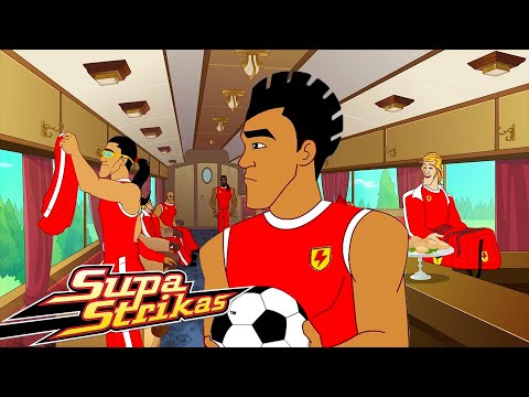Capa de Shakes num Trem | 2 HORAS de Supa Strikas em Português | Desenhos Animados de Futebol