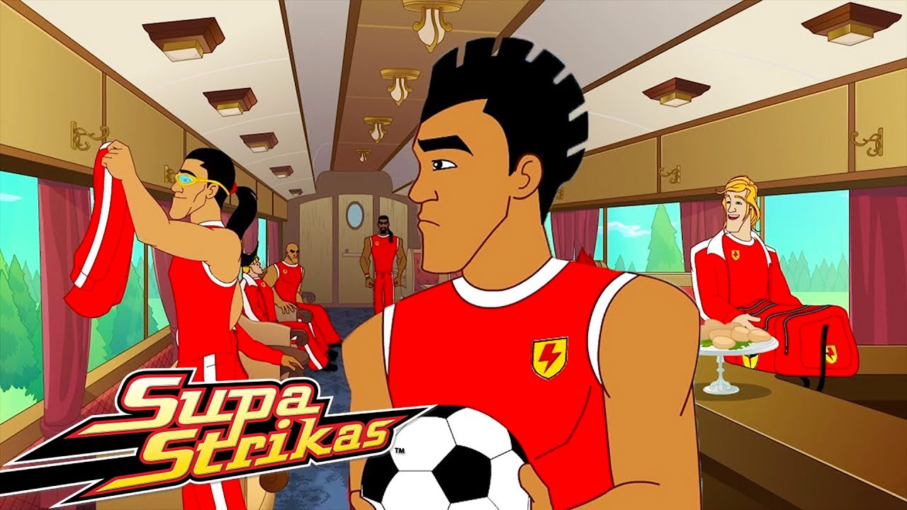 Shakes num Trem | 2 HORAS de Supa Strikas em Português | Desenhos Animados de Futebol