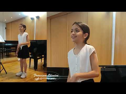 Francisca Oliveira (Kika) canta Almost There - The Princess and the Frog  - Disney