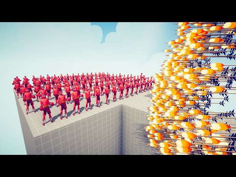 100x BOXER vs 2x RANGED GODS  - Totally Accurate Battle Simulator TABS