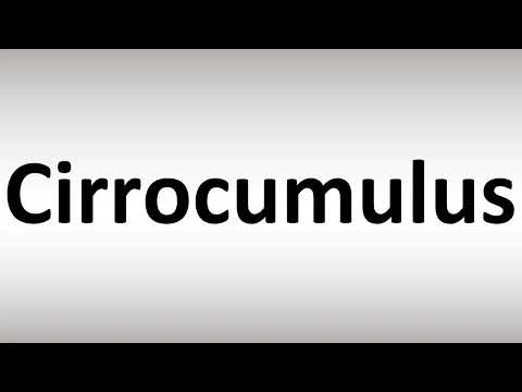 How to Pronounce Cirrocumulus