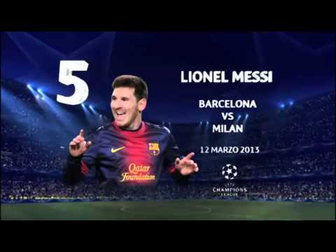 Los Mejores 10 Goles UEFA Champions League 2012-2013 1080p