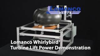 Lomanco Whirlybird Turbine Lift Demonstration