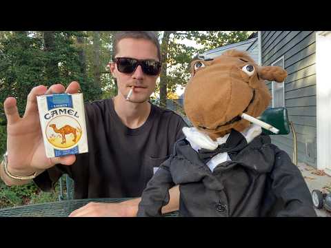 Smoking a Cigarette with Joe Camel, the Man Himself